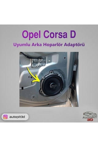 Opel Corsa D Uyumlu Arka Hoparlör Adaptörü