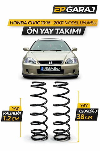 Honda Civic 1996 2001 Model Uyumlu Ön Yay Takımı Oem Ürün