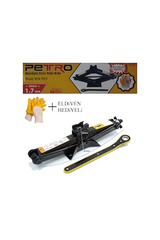 Oto Cırcırlı Kriko Makaslı Tip 1.5 Ton Akordiyon