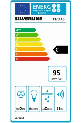 Silverline 1170 Astec 90 CM Ankastre Aspiratör