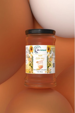 Çiçek Balı Cam Kavanoz 400 Gr - %100 Doğal Ham Çiçek Balı