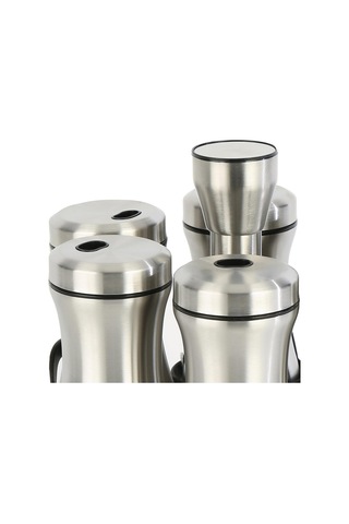 Vitale Gümüş Renkli 6'lı Baharatlık Seti Mtfk.0127