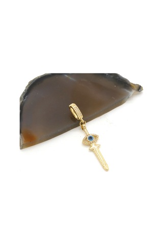 Ajda Charm Çelik Altın Kaplama Kadın Göz Model-chr-119 Gold