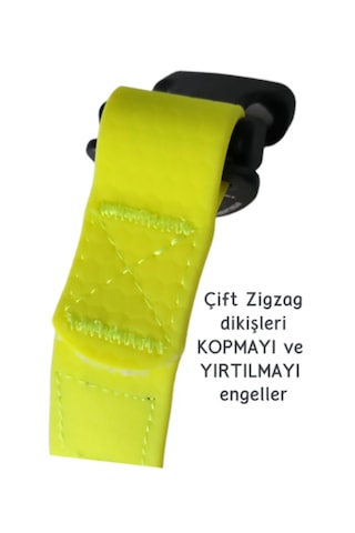 Interlaken Su Geçirmez Sağlam Sarı Köpek Boyun Tasması L Beden Sarı