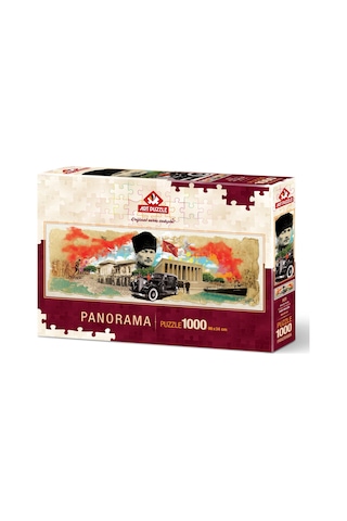 Art Puzzle Atatürk Kolajı 1000 Parça Panorama Puzzle