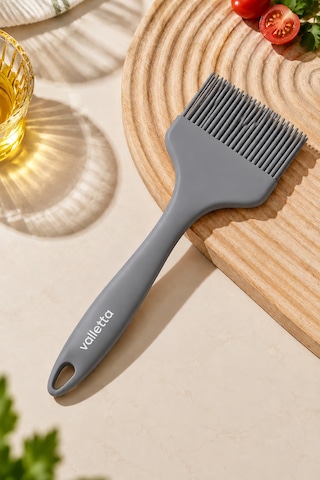 Premium Yanmaz Yapışmaz Isıya Dayanıklı Silikon Yumurta, Hamur Fırçası Vanilya