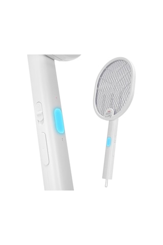 Ayt Asonic As-a26 1200mah 3000v Çıkış Uv Işıklı Şarjli Katlanabilir Askılı Raket Sinek Öldürücü Sivrisinek Cız Mor Işık