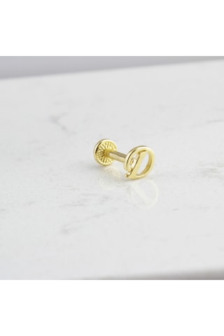 Glorria Altın D Harfi Tragus Piercing 87803336