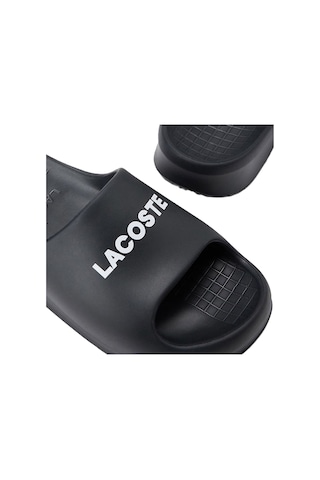 Lacoste Womens Slide Croco 2.0 Evo Black Kadın Terlik Siyah