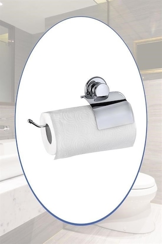 Zmc Bilişim Vantuzlu Yapışkanlı Kağıt Havluluk Rulo Havlu Tutacağı Askısı Çok Renkli