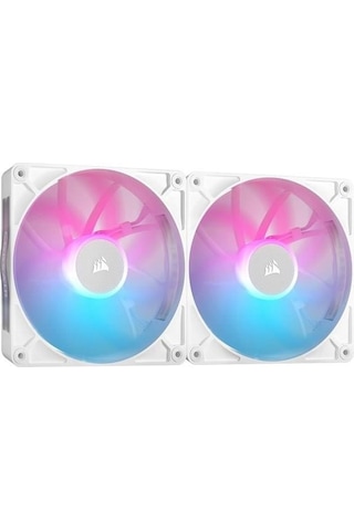 Corsaır Qx120 Co-9051024-ww 14cm Rgb Kasa Fanı+hub Kıt Beyaz 2-li Paket