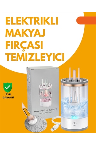 Tüm Makyaj Fırçalarıyla Uyumlu Derin Temizlik Makinesi - Lisinya
