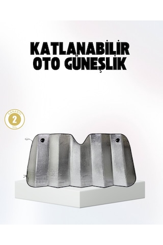 Northcity Katlanabilir Otomobil Güneşliği Süngerli Isı Yalıtımı İle Araç İçini Serin Tut