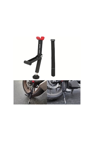 Xuweiwei Red Motorcycle Dirt Pit Supermoto Atv Quads Scooter Için Ön Arka Tekerlek Kaldırma Standı