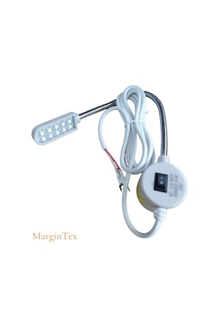 Spiral Dikiş Makinası Lambası Mıknatıslı 10 Ledli