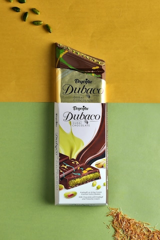 Beyoğlu Dubaco Çıtır Kadayıflı Ve Antep Fıstıklı Çikolata 95 G