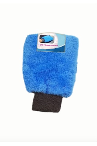 2'li Oto Yıkama Kurulama Cam Temizlik Mikrofiber Eldiven Sünger