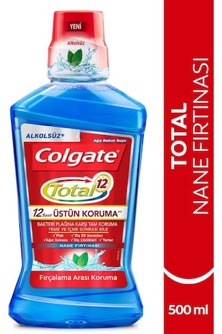 Colgate Total Ağız Bakım Suyu Üstün Koruma 500 ML
