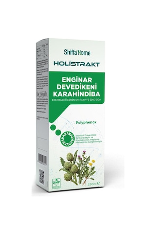Holistrakt - Enginar, Devedikeni Ve Karahindiba İçeren Sıvı Ekstrat 250 Ml