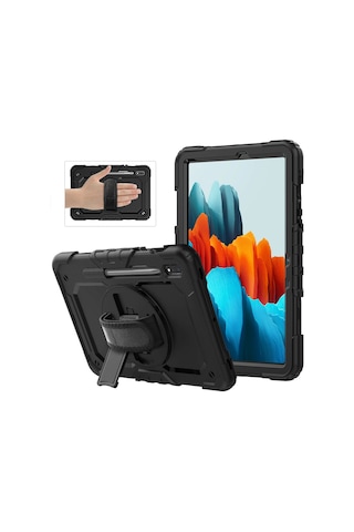 Samsung Uyumlu Galaxy Tab S8 Ultra SM-X900 X903 X905 X906 Kılıf Defender Askılı Pars Case Fuji