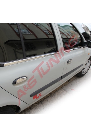 R. Clio 2 Hb Krom Cam Çıtası Tk 1999-2006 4Prç Paslanmaz Çelik N11.4707