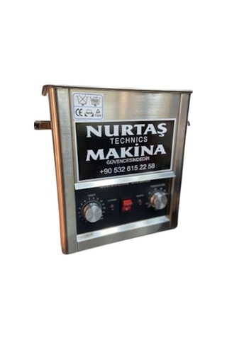4 Lt Manuel Ultrasonic Yıkama Makinası Gri