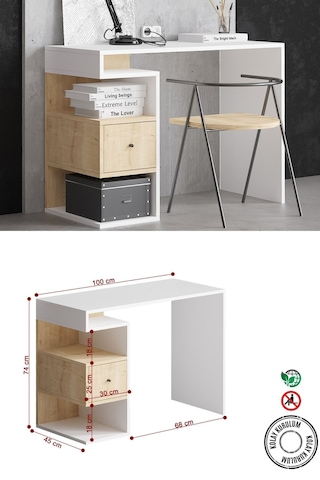 Decormet Tempus Çalışma Masası Dec0140 Çok Renkli