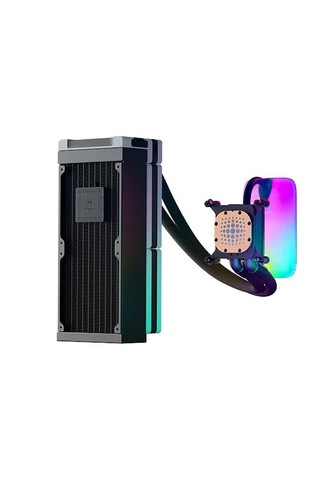 Hyte Thicc Q60 Qrgb Lcd 240mm Intel-amd Uyumlu İşlemci Sıvı Soğut