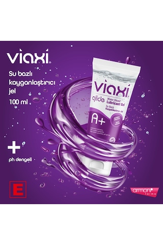 Viaxi Glide Su Bazlı Kayganlaştırıcı Jel A+ 100 ML