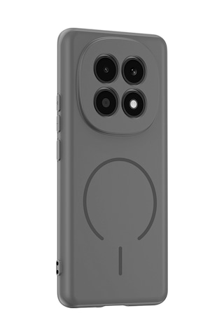 Maks Technology Redmi Note 15 4g Kılıf M-safe Şarj Özellikli Mkst Meta Kapak - Titanyum-gri Titanyum Gri