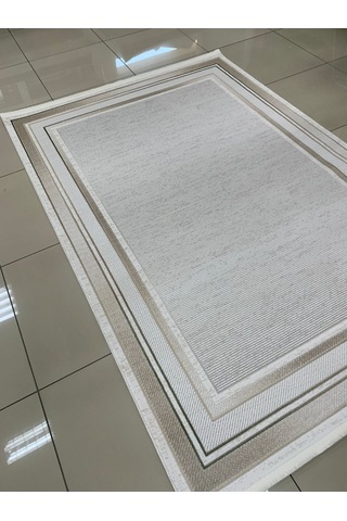 Padişah Halı Eternity 79815 040 Serisi Akrilik Salon Oturma Odası Halısı Krem - Kahve