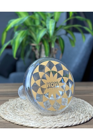 Target Gold Dekorlu Cam Şise