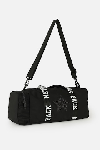 İcone Bag Çocuk Yıldız Logolu Spor Çanta, Çocuk Spor Çanta, Fermuarlı Detaylı Çocuk Spor Çanta Siyah