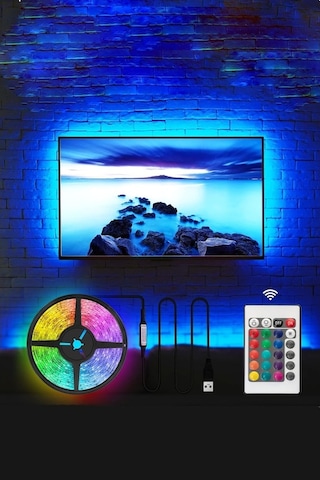 Cata CT-4566 Tv Arkası Ambiyans RGB Şerit Led Set 3 M