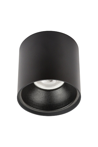 Spot Lamba Led 7W Silindir Siyah Duvar Aydınlatma Armatür