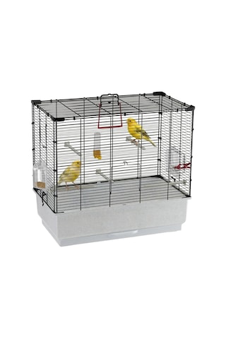 52003817 Vogelheim Rekord 4, Muhabbet Kuşları İçin, Komple Donanım, Ölçüler: 60 X 32,5 X 57,5 Cm, Siyah