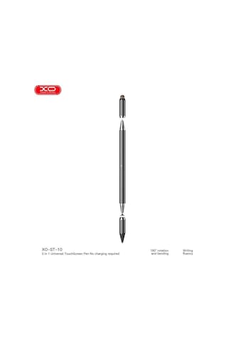 Xo St-010 3 İn 1 Universal Dokunmatik Ekran Kalemi - Pil Gerektirmeyen Tablet Ve Telefon Kalemi Kalem