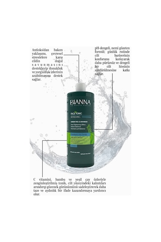 Tonik C Vitaminli Bambulu Ve Yeşil Çaylı Yüz Temizleme Toniği - 400ml Yüztemiz