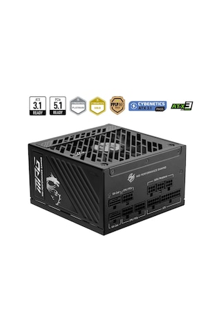 Msı Mpg A1250gs Pcıe5 1250w 80+ Platinum Full Modüler Power Akak92msı0034