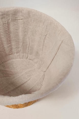 2'li Yuvarlak Rattan Hasır Patates Soğan Sarımsak Meyve Sepeti Düzenleyici Organizer -9t02 Çok Renkli