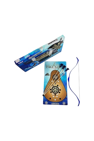 Tozkoparan İskender Okçubaba Çocuk Okçuluk Seti 6-12 Yaş Başlangıç Seviyesi Mavi