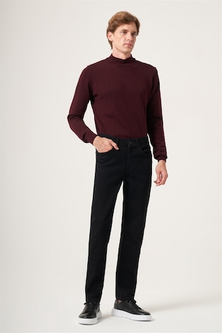 İmza Siyah 5 Cep Gabardin Slim Fit Pamuklu Denim Kot Jean Pantolon 1023265153