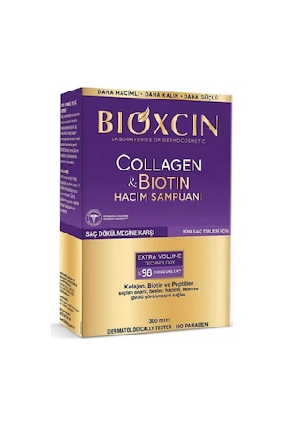 Bioxcin Collagen Biotin Ekstra Hacim Dolgunlaştırıcı Şampuan 300 ML