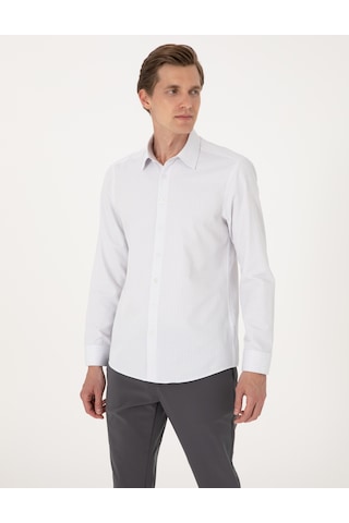 Pierre Cardin Erkek Gri Gömlek Desenli 50307263-vr024 Gri