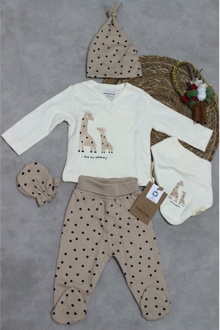 BabyCosy Barbosa Baybycosy Hastane Çıkışı 5'li Set Kahverengi
