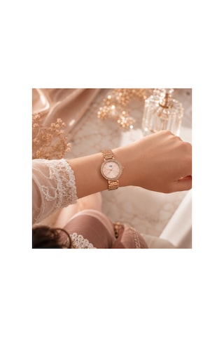 Yeni Sade Ve Şık Kadın Kol Saati Rose - 893365970 Altın