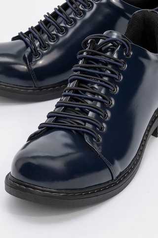 Festy Laci Rugan Lastik Bağcıklı Kadın Günlük Ayakkabı Lacivert