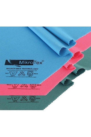 Mikrotex Mikrofiber Cam Bezi 6 Adet Çok Renkli 40 x 50 CM