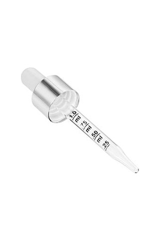 Cam Dereceli Metal Gri Kapak 18 Mm 30 Ml Şişe Uyumlu