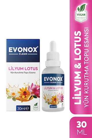 Clean Çamaşır Yün Kurutma Topu Esansı Lilyum Lotus 30 Ml Tekli